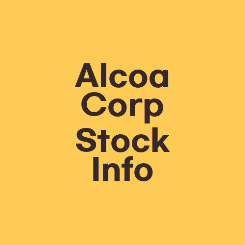 Alcoa Corp Stock Info