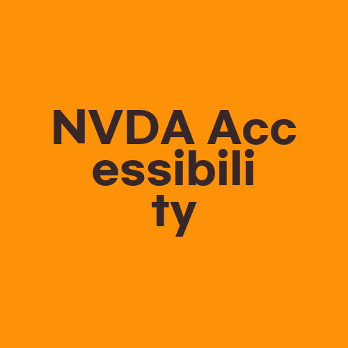 NVDA Accessibility